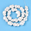 Natural Baroque Keshi Pearl Beads Strands PEAR-E016-014A-3