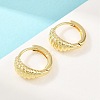 Brass Hoop Earrings EJEW-D348-14G-4