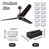 Gorgecraft 6 Sets Ceiling Fan Blade Balancing Kit AJEW-GF0005-53-2