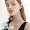 Round Brass Dangle Earrings EJEW-TAC00029-7