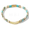 Bohemian Glass Seed Beaded Stretch Bracelets JM4508-55-1