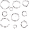 10Pcs 5 Styles Brass Open Jump Rings KK-TA0008-84P-3