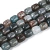 Baking Paint Crackle Glass Beads Strands DGLA-N019-01B-11-1