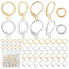 24 Pairs 4 Style Brass Leverback Earring Findings DIY-CN0002-60-1