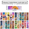 Gorgecraft 4 Sets 4 Styles Paper Anxiety Relief Calm Stickers Strips DIY-GF0006-83-2