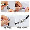 1Pc 304 Stainless Steel Perfume Diffuser Column Link Bracelets BJEW-FG0001-08A-3