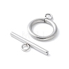 304 Stainless Steel Toggle Clasps STAS-F040-40D-P-2