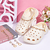 Heart with Butterfly/Infinity Alloy Rhinestone Link Shoe Decoration Chain FIND-AB00008-5
