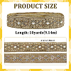 Ethnic Style Polyester Ribbon OCOR-WH0003-084C-2