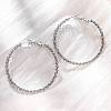 304 Stainless Steel Hoop Earrings EJEW-S250-02B-P-1