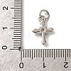 Brass Micro Pave Cubic Zirconia Pendants KK-P308-27P-3