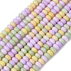 Ombre Effect Dyed Glass Beads Strands GLAA-C043-01E-1