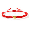 304 Stainless Steel Bead Braided Bead Bracelets HG7153-6-1