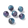 Two Tone Transparent Acrylic Beads OACR-D304-02G-1