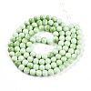 Baking Paint Glass Beads Strands DGLA-N012-8mm-04-2