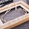 Starfish Alloy Crystal Rhinestone Hairband & Stud Earrings Sets FS-WGF7E24-01-4
