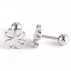 201 Stainless Steel Barbell Cartilage Earrings EJEW-R147-12-4