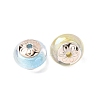 Opaque Luminous Resin & CCB Plastic Beads RESI-G119-14D-3