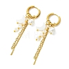 Natural Freshwater Shell Hoop Earrings EJEW-JE07145-02-4