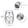 Alloy Cremation Urn Kit AJEW-CN0001-10B-2