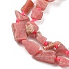 Raw Rough Natural Rhodonite Beads Strands G-D101-A02-4