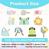 30Pcs 10 Styles Alloy Enamel Sports Pendants ENAM-YW0008-86-2