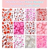 385Pcs Valentine's Day Theme Opaque/Transparent Acrylic Beads MACR-FS0001-93-3