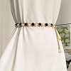 Alloy & Plastic Imitation Pearl Beaded Belly Chains for Women WG270D6-07-1