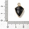 Natural Black Onyx(Dyed & Heated) Pendants G-K422-01G-07-3