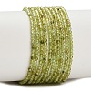 Natural Peridot Beads Strands G-A322-A07-2mm-2