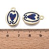 Valentine's Day Printed Alloy Pendants PALLOY-SZC0008-05N-3