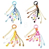Polyester & Spandex Cord Pendant Decorations HJEW-YW00411-01-2