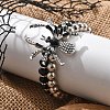 Punk Style Alloy Plastic Charm Bracelets BJEW-K269-01P-4