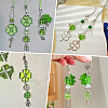 200Pcs 4 Colors Opaque & Transparent Acrylic Beads OACR-SP0002-40-7