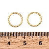 Brass Soldered Closed Rings KK-B147-05C-G-3