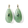 Natural Green Aventurine Pendants GG-CBA6382-05A-1