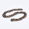 Natural Tiger Eye Beaded Necklaces NJEW-P202-36-A31-1