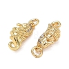 High Polished Ocean Brass Micro Pave Clear Cubic Zirconia Pendants CU-CBAF3CF-02D-01-2