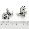 Retro 316 Surgical Stainless Steel Elephant Pendants STAS-E096-15AS-3