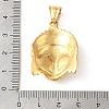 304 Stainless Steel Pendant Rhinestone Settings STAS-F363-03G-3