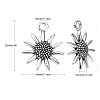 Tibetan Style Alloy Pendant LS-LF8977Y-2