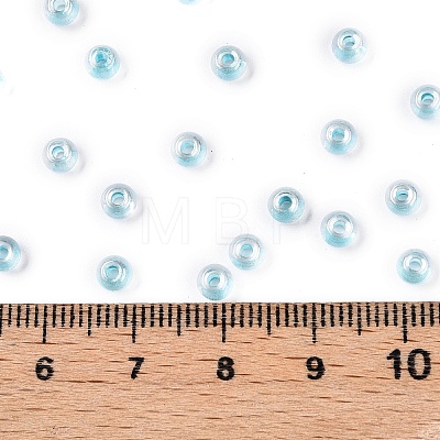 6/0 Transparent Inside Colours Glass Seed Round Beads X1-SEED-N006-004B-1