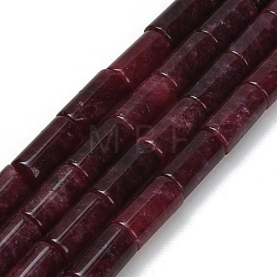 Dyed Natural Malaysia Jade Beads Strands G-C285-B01-01D-1
