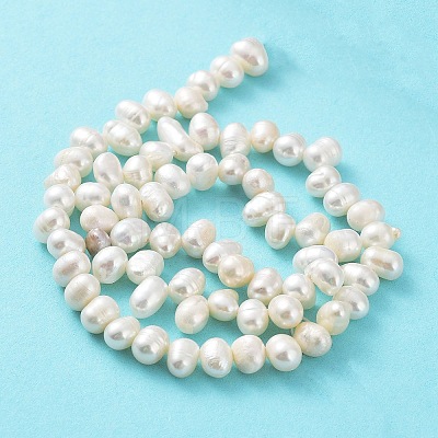 Natural Cultured Freshwater Pearl Beads Strands PEAR-J007-81A-1