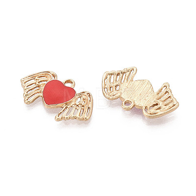Alloy Enamel Pendants ENAM-T024-19A-G-1