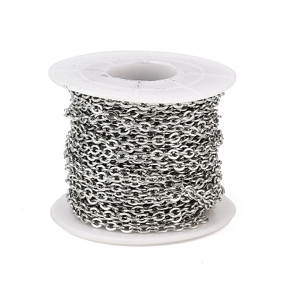Tarnish Resistant 304 Stainless Steel Cable Chains CHS-R008-13-1