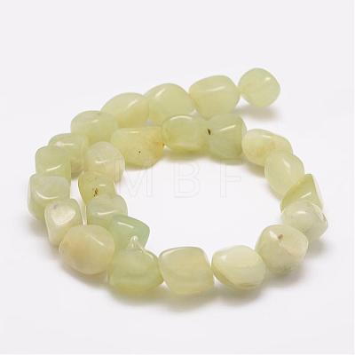 Natural Xiuyan Jade Bead Strands G-K153-D05-1