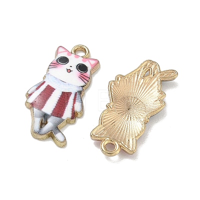 Printed Alloy Pendants ENAM-K076-36G-06-1