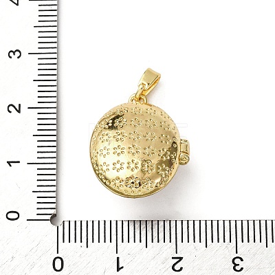 Brass Enamel Locket Pendants X-KK-F912-06G-1