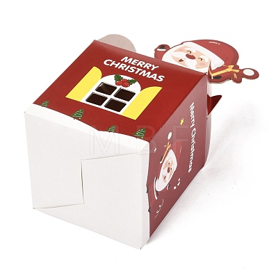 Christmas Theme Paper Fold Gift Boxes CON-G012-04A-1